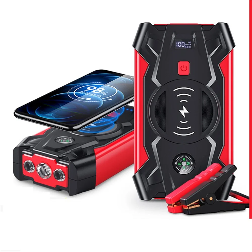 39800mAh Car Jump Starter 1200A Battery Charger Power Bank Car Battery Booster LED Display Starting Device forDiesel Gasoline Ca
39800mAh Car Jump Starter 1200A Battery Charger Power Bank Car Battery Booster LED Display Starting Device forDiesel Gasoline Ca
