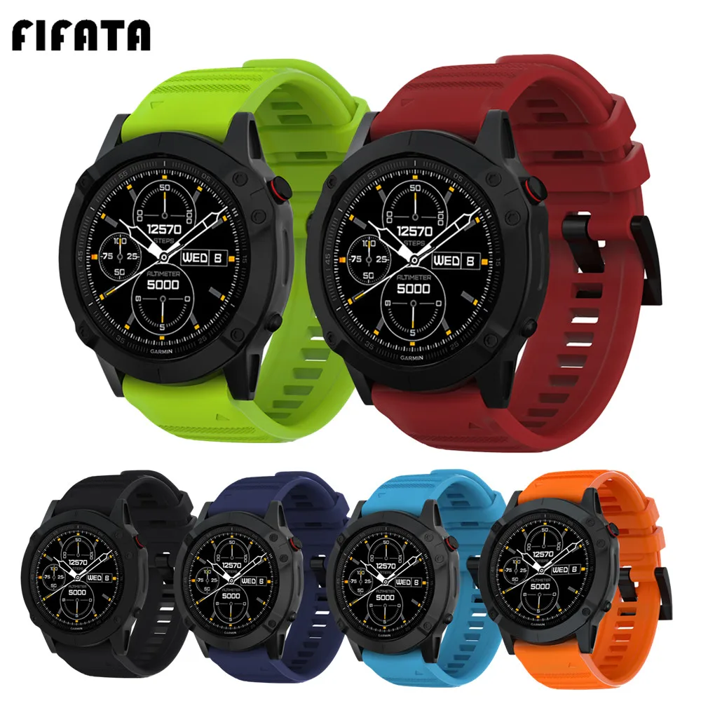 26 22 20mm Smart Watch Silicone Band For Garmin Fenix 7X 7 7S 6X 6 6S 5S 5 5X 3 3HR Strap Quick Release Wristband Accessories
26 22 20mm Smart Watch Silicone Band For Garmin Fenix 7X 7 7S 6X 6 6S 5S 5 5X 3 3HR Strap Quick Release Wristband Accessories