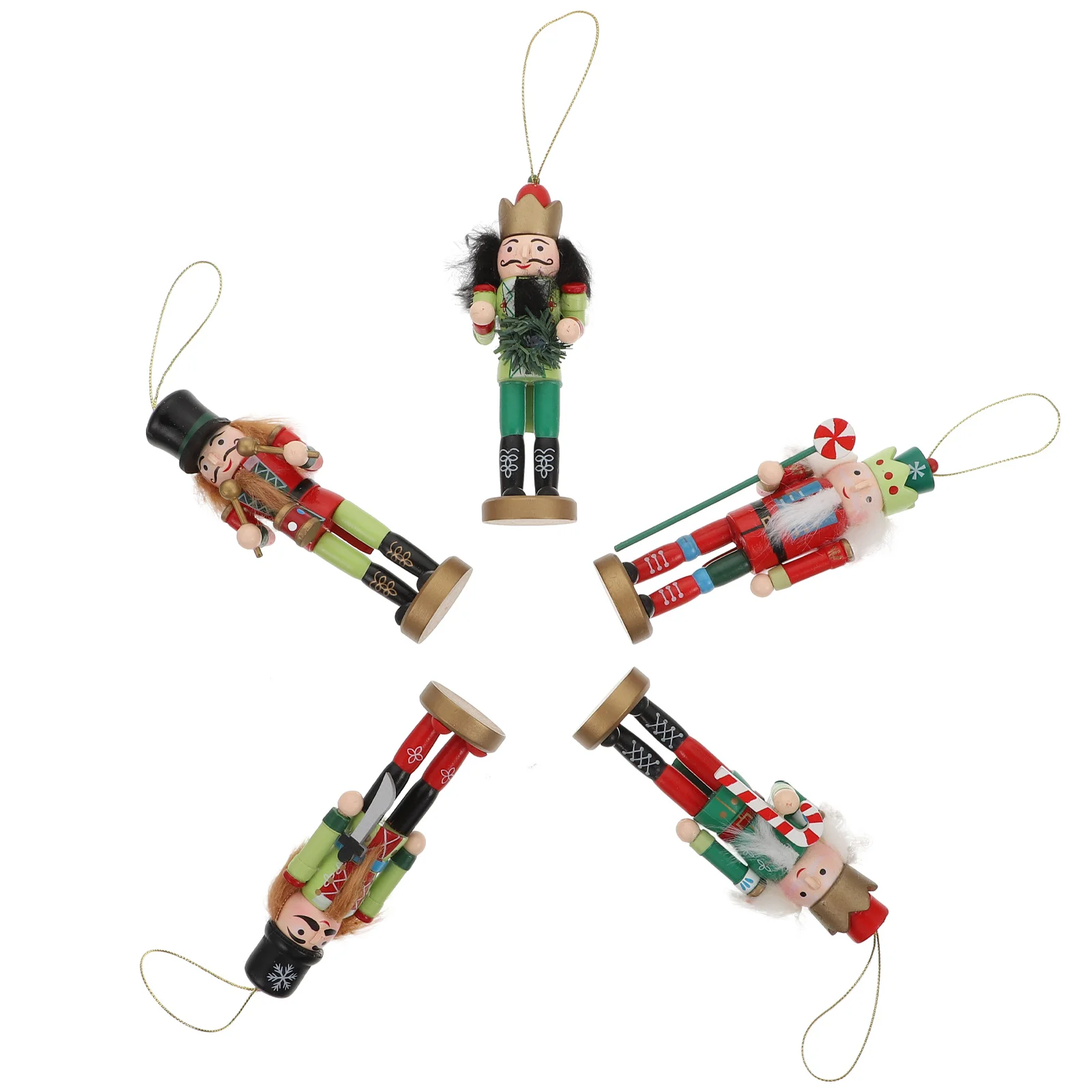 Nutcracker Christmas Hanging Soldier Ornament Wooden Decor Pendant Nutcrackers Xmas Puppets Figurine Figures Adornment Exquisite
Nutcracker Christmas Hanging Soldier Ornament Wooden Decor Pendant Nutcrackers Xmas Puppets Figurine Figures Adornment Exquisite