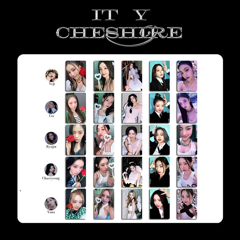 Kpop Idol 5pcs/set Lomo Cards ITZY Cheshire Photocards Photo Card Postcard for Fans Collection
Kpop Idol 5pcs/set Lomo Cards ITZY Cheshire Photocards Photo Card Postcard for Fans Collection