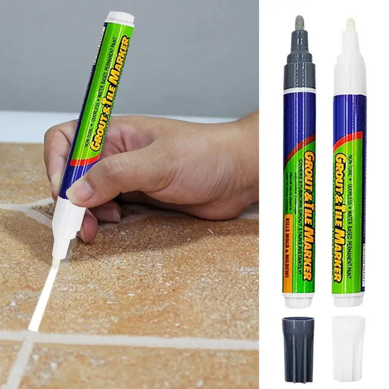 Tile Gap Pen Fillers Waterproof White-Wall Tile Marker Pen With Replacement Nib Tip For Kitchen Bathroom Parlor Construction Too
Tile Gap Pen Fillers Waterproof White-Wall Tile Marker Pen With Replacement Nib Tip For Kitchen Bathroom Parlor Construction Too