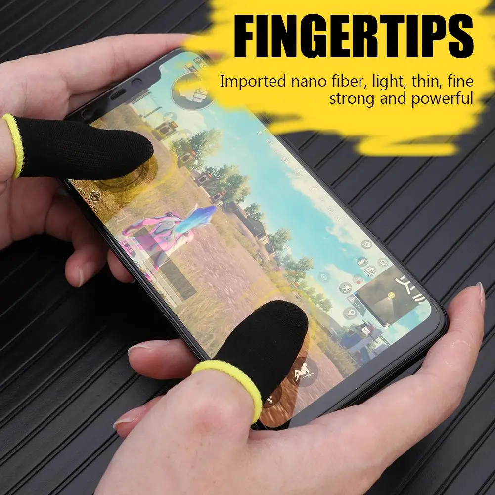 2pcs 24-pin Glass Fiber Ultra-thin Finger Cots Breathable Comfortable Sweat Proof Finger Cover Game Finger Sleeve Gloves
2pcs 24-pin Glass Fiber Ultra-thin Finger Cots Breathable Comfortable Sweat Proof Finger Cover Game Finger Sleeve Gloves