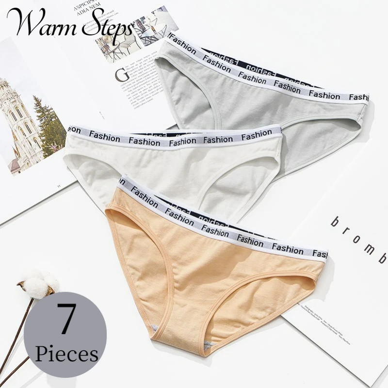 WarmSteps 7 шт./компл. Хлопковые женские трусики, спортивное дышащее нижнее белье, модное уютное пикантное нижнее белье с надписью, трусики для де...
WarmSteps 7 шт./компл. Хлопковые женские трусики, спортивное дышащее нижнее белье, модное уютное пикантное нижнее белье с надписью, трусики для де...