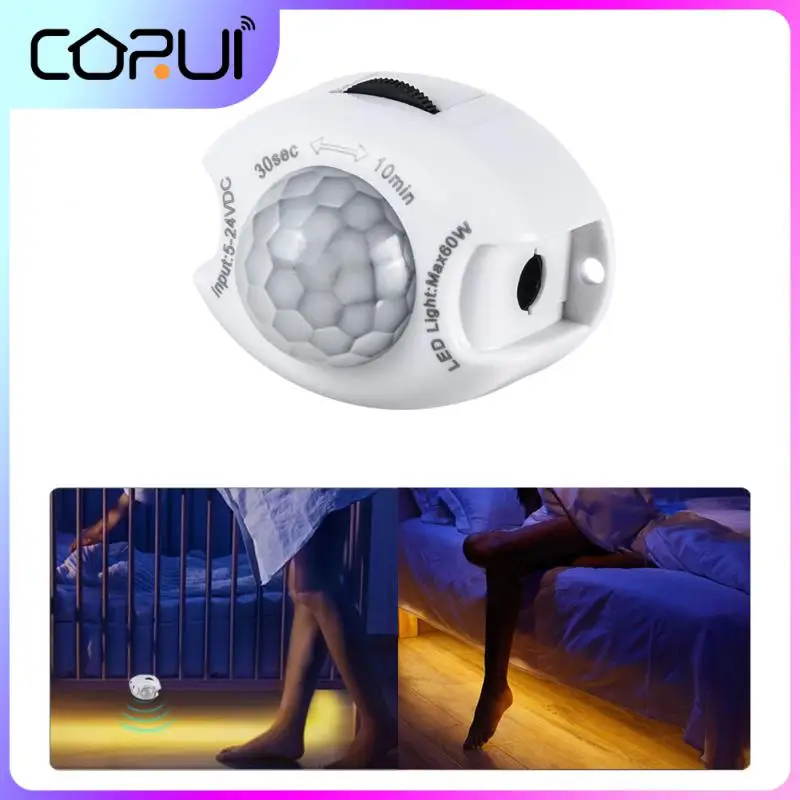 CORUI Motion Sensor Light Switch 5V 12V PIR Motion Sensor DC Movement Detector Activated Timer Automatic Switch ON OFF For LED
CORUI Motion Sensor Light Switch 5V 12V PIR Motion Sensor DC Movement Detector Activated Timer Automatic Switch ON OFF For LED