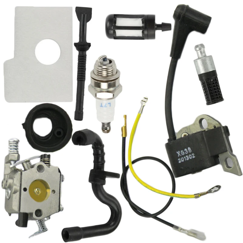 Muffer Gasket Carburetor kit 017 018 Engine For STIHL Fuel Filter Intake Manifold MS170 MS180 Replacement Spark Plug
Muffer Gasket Carburetor kit 017 018 Engine For STIHL Fuel Filter Intake Manifold MS170 MS180 Replacement Spark Plug