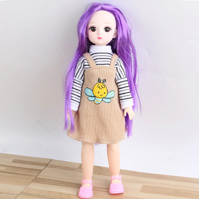 28cm Baby Doll Set 1/6 Fashion Bjd Doll with Overalls Shoes Girls Play House Diy Dress Up Accessories Toys
28cm Baby Doll Set 1/6 Fashion Bjd Doll with Overalls Shoes Girls Play House Diy Dress Up Accessories Toys