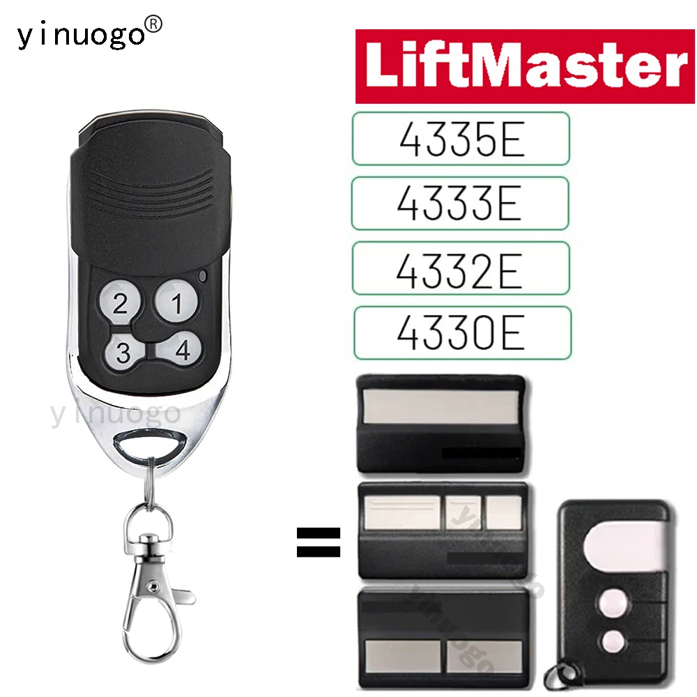 

Gate Remote Control Liftmaster Chamberlain 4335E 4330E 4332E 4333E Garage Door Command Wireless Transmitter 433mhz Rolling Code