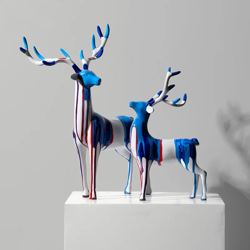 1Pair Art Deer Decoration Creative Lucky Light Luxury Room Entrance TV Cabinet Desktop Soft Decoration Creative Gift
1Pair Art Deer Decoration Creative Lucky Light Luxury Room Entrance TV Cabinet Desktop Soft Decoration Creative Gift