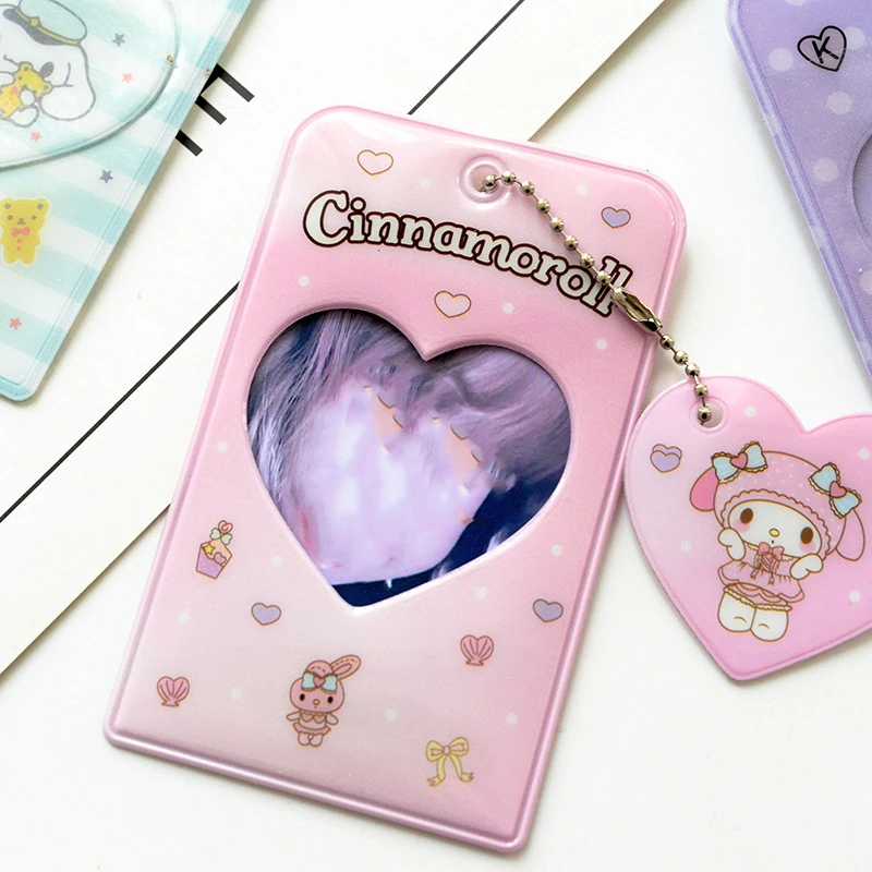 Kawaii Sanrio Photo Card Pendant Mymelody Cinnamoroll Kuromi Accessories Cute Beauty Key Ring Idol Card Set Holder Girls Gift
Kawaii Sanrio Photo Card Pendant Mymelody Cinnamoroll Kuromi Accessories Cute Beauty Key Ring Idol Card Set Holder Girls Gift