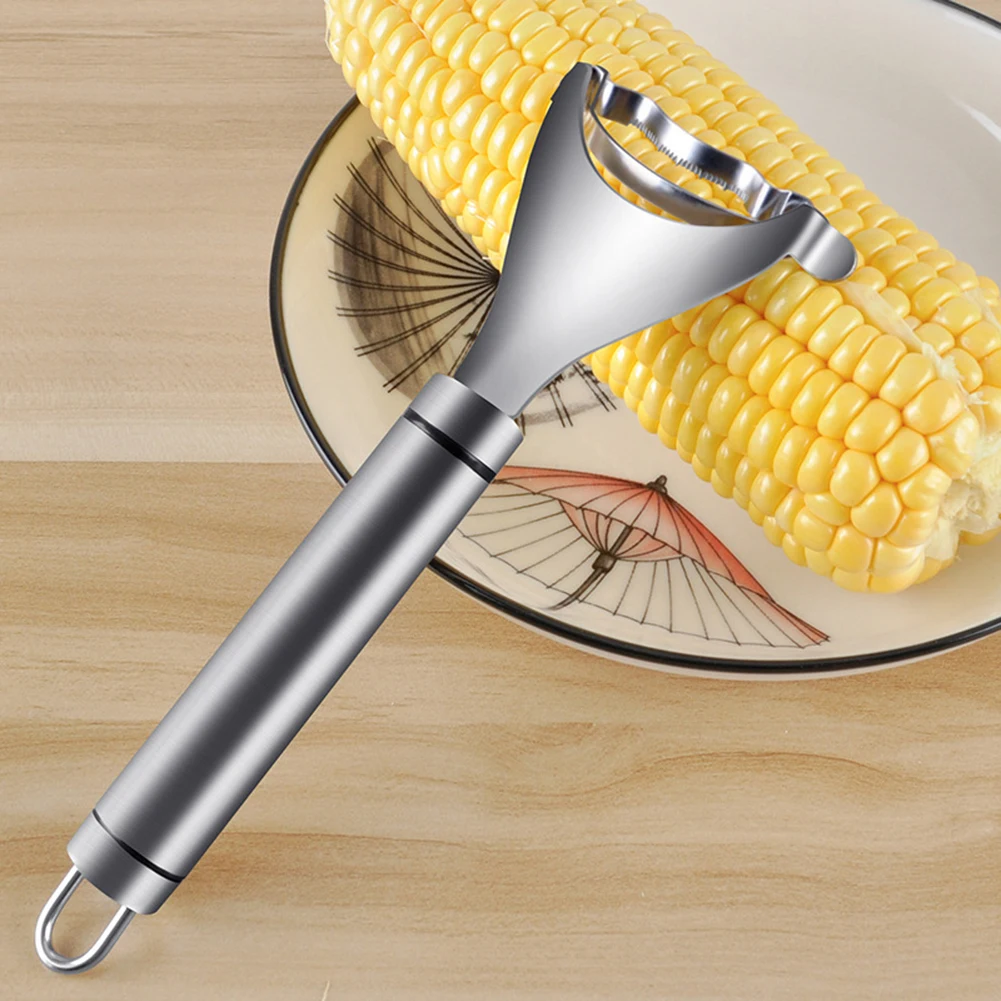 Stainless Steel Corn Stripper Corns Threshing Device Easy Peeling Fruit Kerneler Removing Gadgets Accessories
Stainless Steel Corn Stripper Corns Threshing Device Easy Peeling Fruit Kerneler Removing Gadgets Accessories