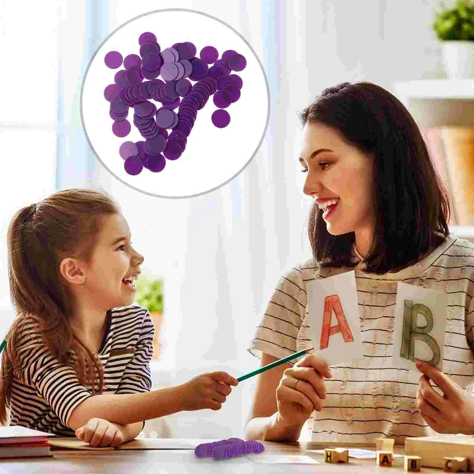 100pcs Round Chips Good Useful Kids Learning Toys Plastic Round Slices Counting Chips
100pcs Round Chips Good Useful Kids Learning Toys Plastic Round Slices Counting Chips