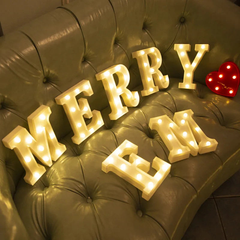 Wedding Decoration 4PCS 26 English Letter Lights LED Symbols Modeling Night Birthday Confession and Marriage Proposal Lights
Wedding Decoration 4PCS 26 English Letter Lights LED Symbols Modeling Night Birthday Confession and Marriage Proposal Lights
