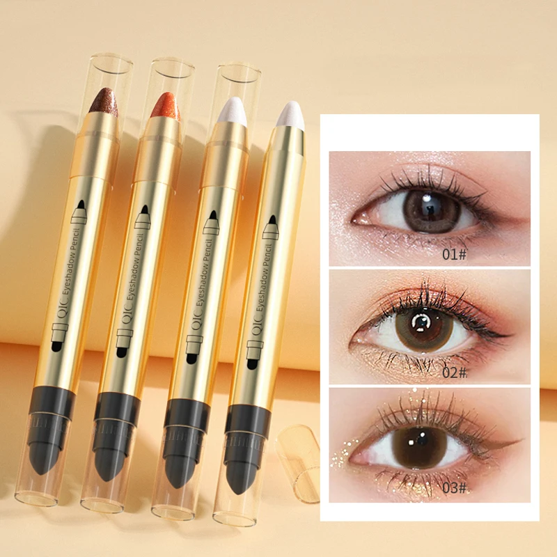New Double Head Champange Eyeshadow Stick Shimmer Eyeshadow Pencil Ultra Pigmented And Long Lasting Cream Eye Shadow Pen
New Double Head Champange Eyeshadow Stick Shimmer Eyeshadow Pencil Ultra Pigmented And Long Lasting Cream Eye Shadow Pen
