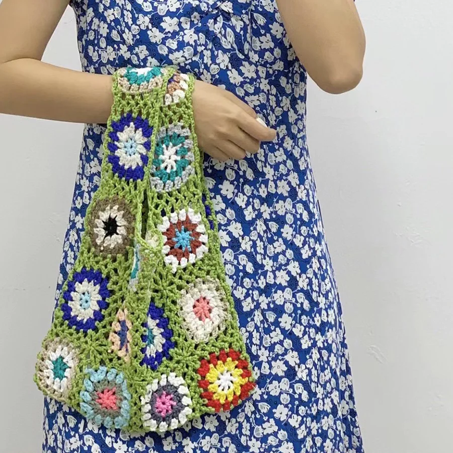 Bohemia Hand Woven Hook Handbags for Women Flowers Ethnic Style Shoulder Bag Ladies Summer Retro Top-Handle Bags Purses 2022 New
Bohemia Hand Woven Hook Handbags for Women Flowers Ethnic Style Shoulder Bag Ladies Summer Retro Top-Handle Bags Purses 2022 New