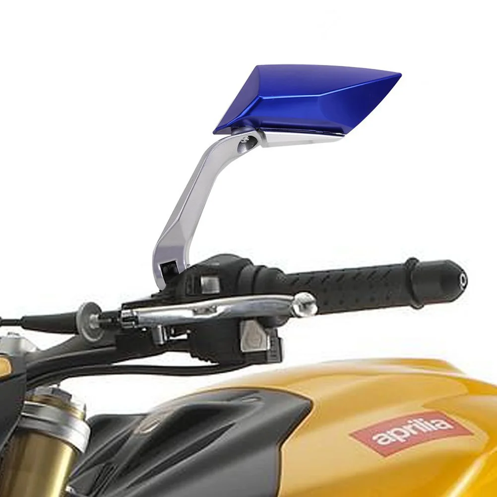 A Pair of Universal 360-degree Rotating Motorcycle Motorbike Scooter Aluminum Rear View Mirrors Rearview Side Mirrors (Blue)
A Pair of Universal 360-degree Rotating Motorcycle Motorbike Scooter Aluminum Rear View Mirrors Rearview Side Mirrors (Blue)