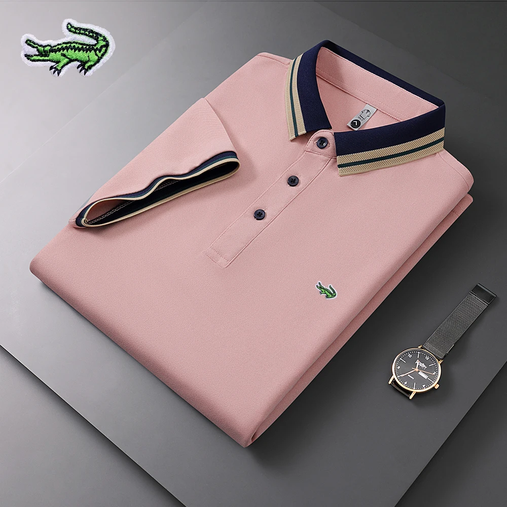 CARTELO Summer New Short-sleeved Men's Sports Breathable Material Business Casual Embroidered Golf Polo Shirt High Quality Men's
CARTELO Summer New Short-sleeved Men's Sports Breathable Material Business Casual Embroidered Golf Polo Shirt High Quality Men's