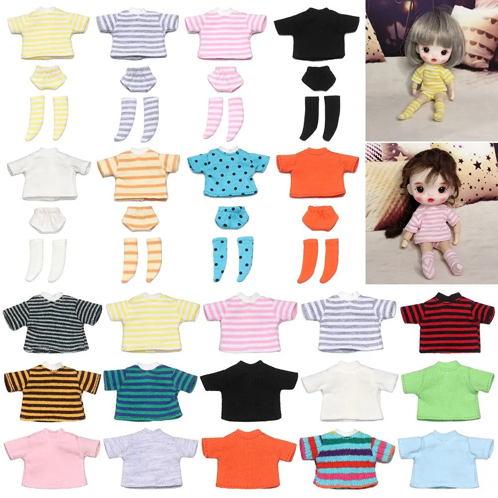 High Quality Accessories Clothes Suits 1/12 Doll Cotton Socks 1/11 Doll Panties DIY Doll Clothes BJD Doll T-shirt
High Quality Accessories Clothes Suits 1/12 Doll Cotton Socks 1/11 Doll Panties DIY Doll Clothes BJD Doll T-shirt