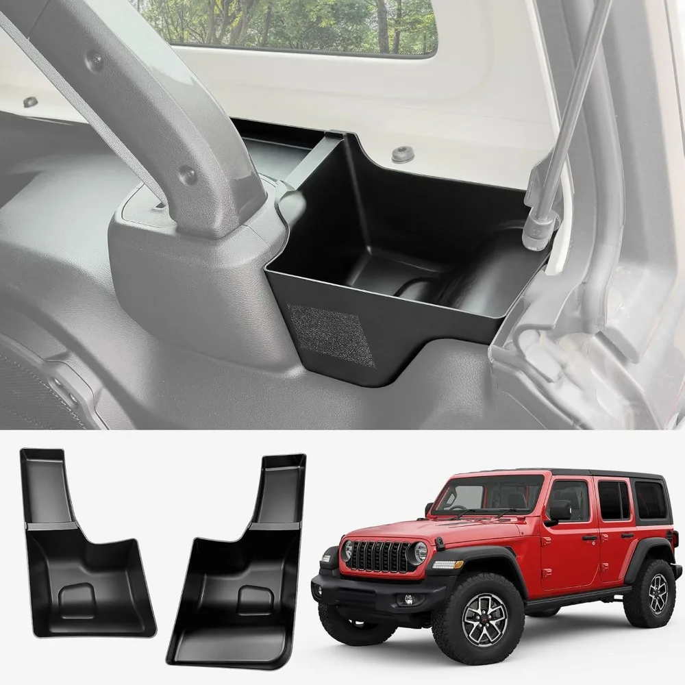 Ящик для хранения колес автомобиля органайзер багажника подходит Jeep Wrangler JL 2018-2023