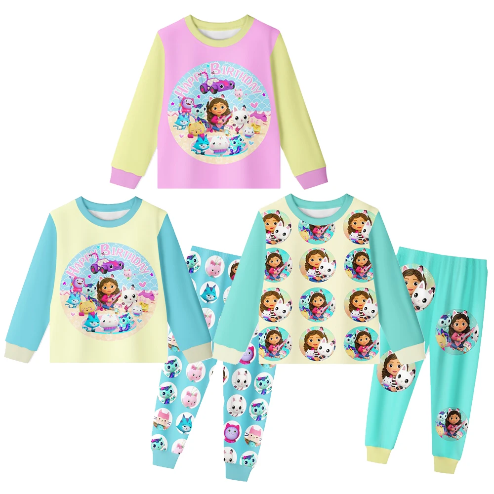 Gabby's Dollhouse Anime Toddler Girls Clothes Autumn Spring Pajamas Long Sleeve T Shirt+pants Costume Kids Casual Sportswear Set
Gabby's Dollhouse Anime Toddler Girls Clothes Autumn Spring Pajamas Long Sleeve T Shirt+pants Costume Kids Casual Sportswear Set