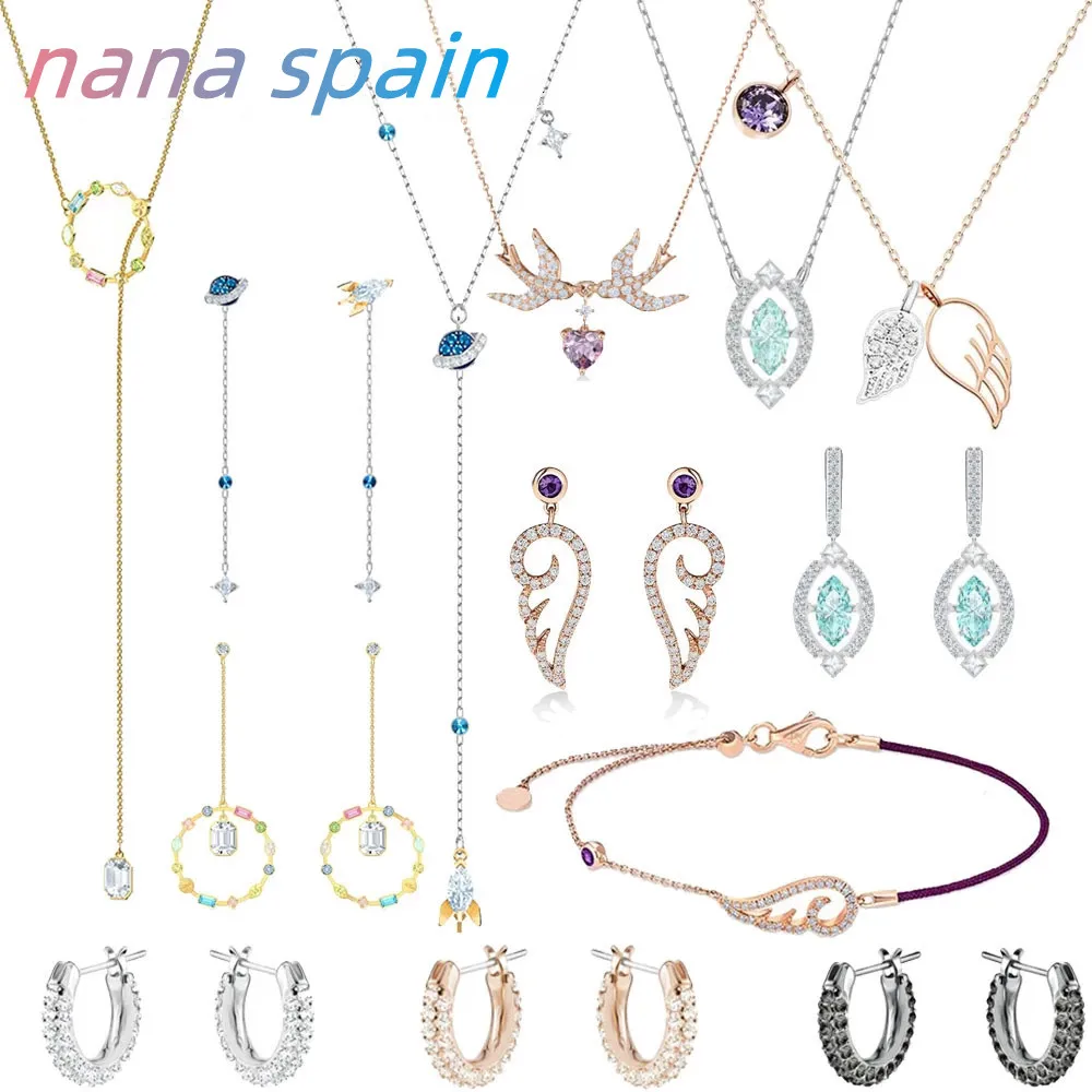 SWA Fashion Jewelry High Quality Glamour Elegant Rainbow Tone Round Crystal Tassel Earrings Romantic Anniversary Gift for Women
SWA Fashion Jewelry High Quality Glamour Elegant Rainbow Tone Round Crystal Tassel Earrings Romantic Anniversary Gift for Women