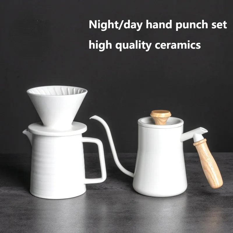 2022 New Day and Night Hand-brewed Coffee Pot Set Ceramic Filter Cup Sharing Pot Hand-cranked Bean Grinder Gift Box Coffee Pot
2022 New Day and Night Hand-brewed Coffee Pot Set Ceramic Filter Cup Sharing Pot Hand-cranked Bean Grinder Gift Box Coffee Pot
