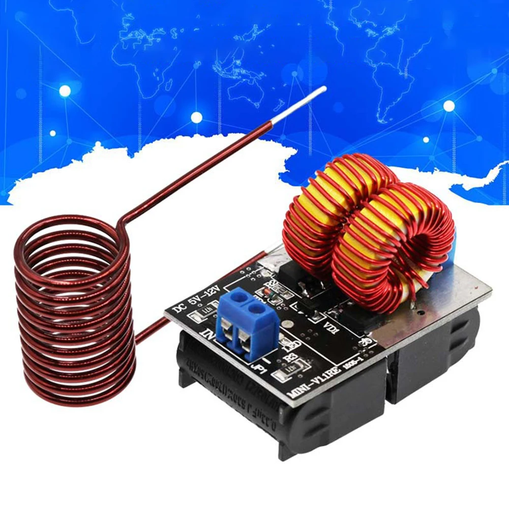 DC5-12.0V Input Voltage ZVS Induction Heating Board 120W Large Power Flyback Heating Driver DIY Cooker and Ignition Coil Heater
DC5-12.0V Input Voltage ZVS Induction Heating Board 120W Large Power Flyback Heating Driver DIY Cooker and Ignition Coil Heater