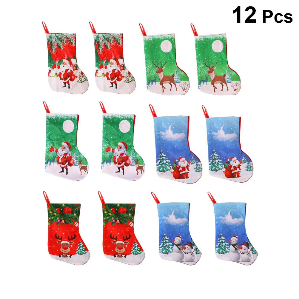 12Pcs Socks Fashion Party Large Decorative Socks Cloth Christmas for Party Christmas Holiday
12Pcs Socks Fashion Party Large Decorative Socks Cloth Christmas for Party Christmas Holiday