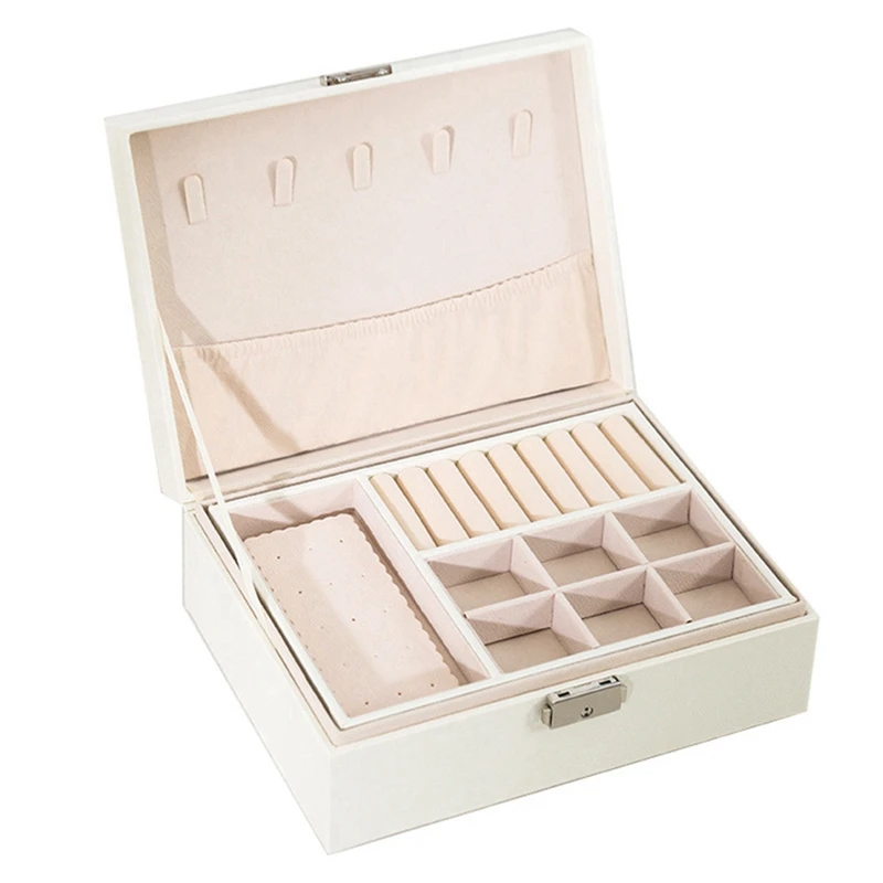 New Jewelry Packaging Box Necklace Ring Display Earrings Storage Casket High Grade Leather
New Jewelry Packaging Box Necklace Ring Display Earrings Storage Casket High Grade Leather