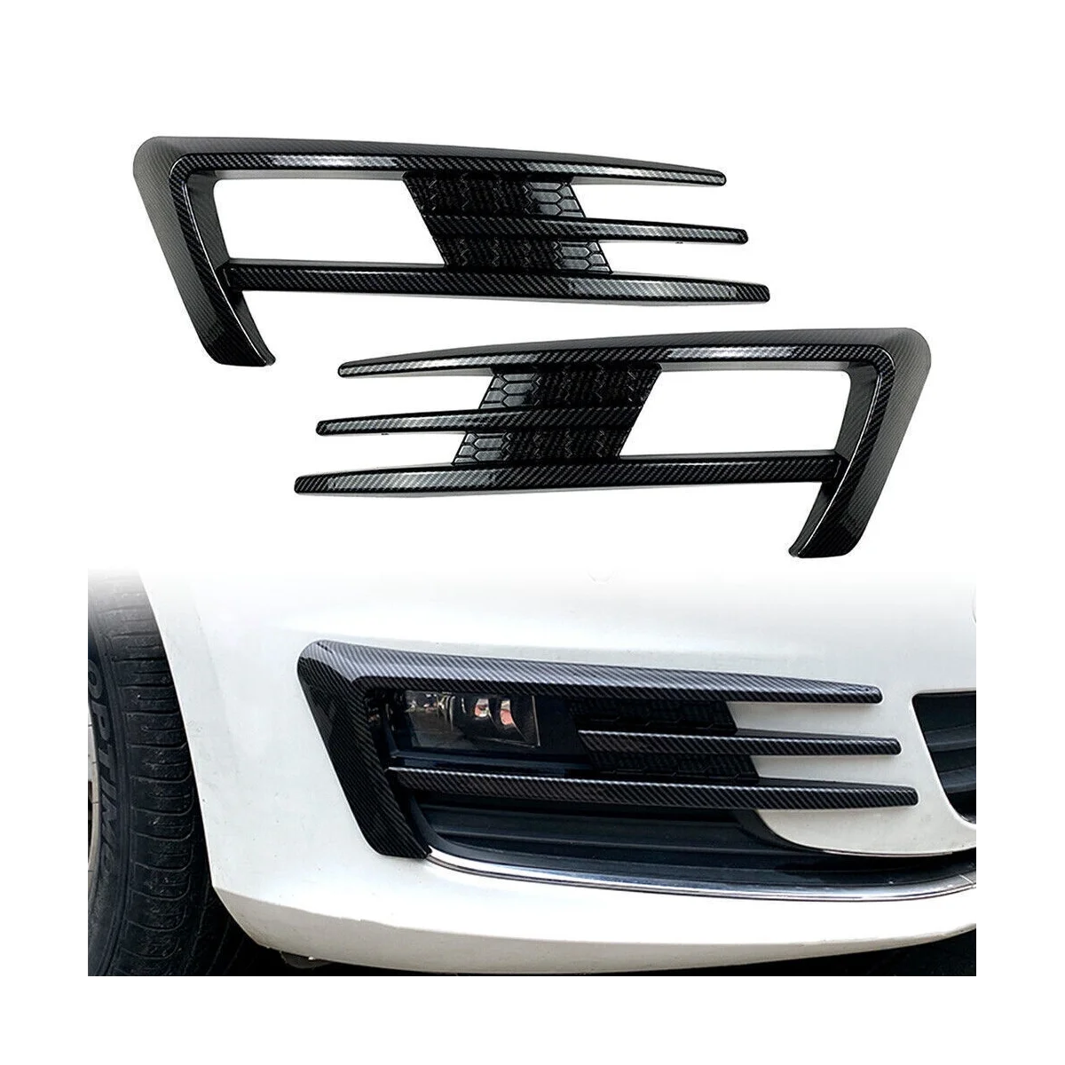 Car Tuning for Volkswagen Golf 7 2013 2014 2015 2016 Fog Light Wind Blade Decoration Front Wind Blade Piano Black
Car Tuning for Volkswagen Golf 7 2013 2014 2015 2016 Fog Light Wind Blade Decoration Front Wind Blade Piano Black