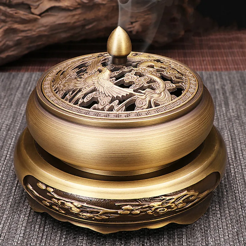 Creative Brass Incense Burner Decor Home Indoor Worship Traditional Buddha Tool Incense Burner Ornaments Buddha Hall Accessories
Creative Brass Incense Burner Decor Home Indoor Worship Traditional Buddha Tool Incense Burner Ornaments Buddha Hall Accessories