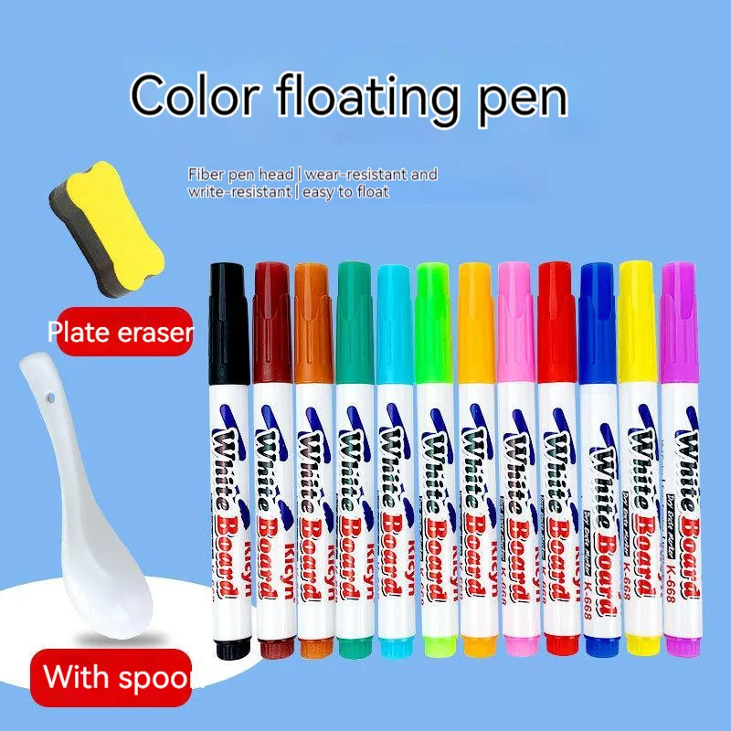 8/12 Colors Magical Water Floating Student Painting Brush Whiteboard Markers Pen Suspension Kids Painting Pen Educational Toys
8/12 Colors Magical Water Floating Student Painting Brush Whiteboard Markers Pen Suspension Kids Painting Pen Educational Toys