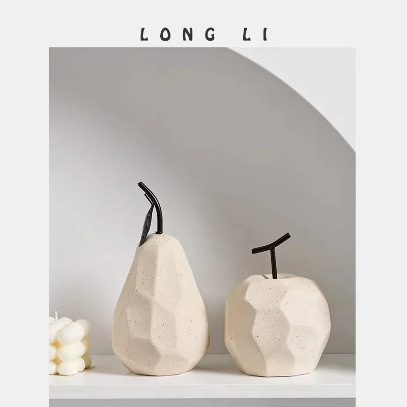 Ceramic Apple Pear Wabi Sabi Decoration Simple Living Room TV Cabinet Home Decoration Fruit Decoration
Ceramic Apple Pear Wabi Sabi Decoration Simple Living Room TV Cabinet Home Decoration Fruit Decoration