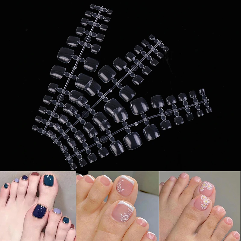 504pcs Toe Nails Full Cover False Square Nail Tips Clear/ White/ Natural Fake nails long Press on nails Manicure Fake
504pcs Toe Nails Full Cover False Square Nail Tips Clear/ White/ Natural Fake nails long Press on nails Manicure Fake