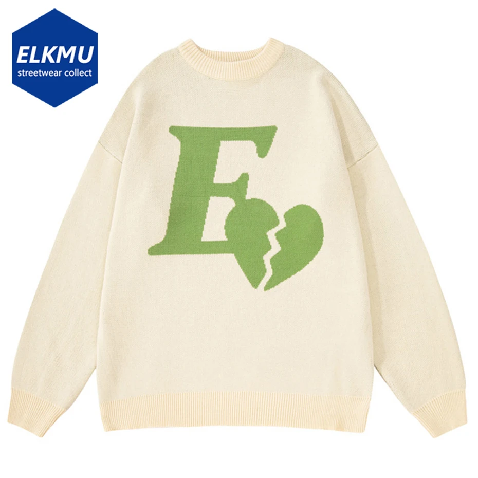 Men Y2K Knitted Sweater Letter Heart Graphic Pullover Jumpers Harajuku Streetwear Oversized Hip Hop Sweaters Black Beige
Men Y2K Knitted Sweater Letter Heart Graphic Pullover Jumpers Harajuku Streetwear Oversized Hip Hop Sweaters Black Beige