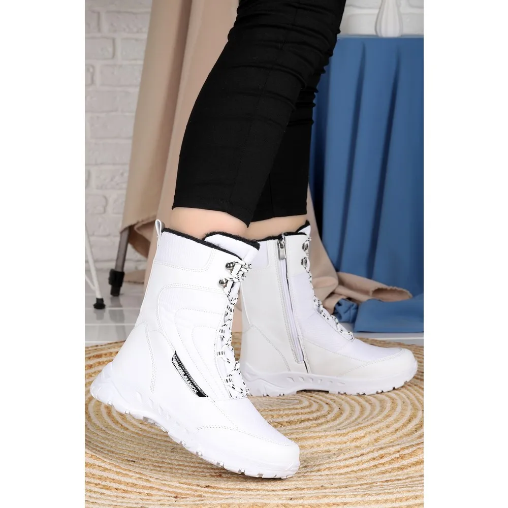 Dorlie Twg 7610 In-House Daily Thermal Furry Women Lace-Up Snow Boots Shoes White
Dorlie Twg 7610 In-House Daily Thermal Furry Women Lace-Up Snow Boots Shoes White