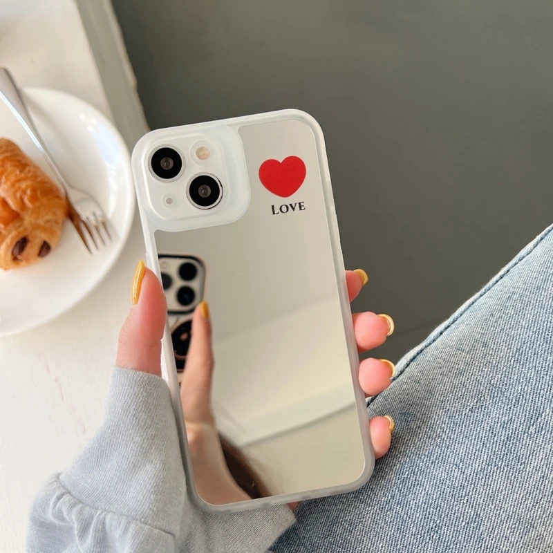 Luxury Clear Makeup Mirror Love Heart Phone Case For iPhone 11 12 13 Pro Xs Max X X 7 8 Plus Case Shockproof Soft Back Cover
Luxury Clear Makeup Mirror Love Heart Phone Case For iPhone 11 12 13 Pro Xs Max X X 7 8 Plus Case Shockproof Soft Back Cover