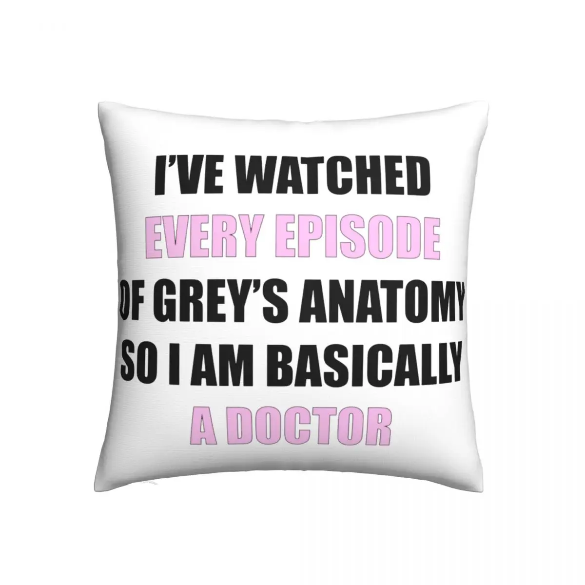 Grays Anatomy Pillow Case I have watched every episode of Greys Polyester Sofa Pillowcase Zipper Spring Funny Cover
Grays Anatomy Pillow Case I have watched every episode of Greys Polyester Sofa Pillowcase Zipper Spring Funny Cover