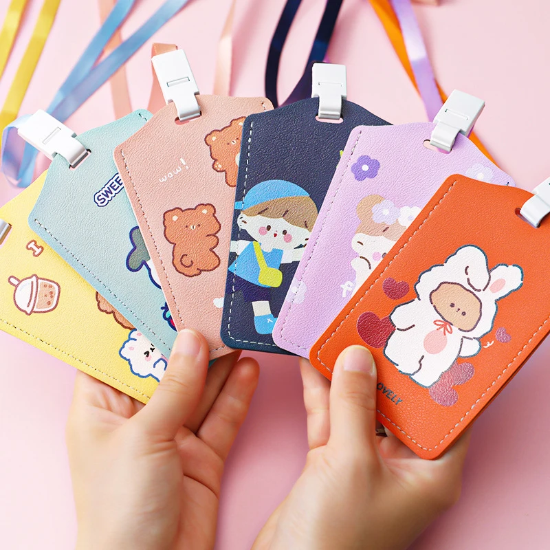 Cartoon Cute Lanyard Card Holder Student Credential For Pass Card Credit Card Straps Key Ring Creative Gifts For Girl
Cartoon Cute Lanyard Card Holder Student Credential For Pass Card Credit Card Straps Key Ring Creative Gifts For Girl