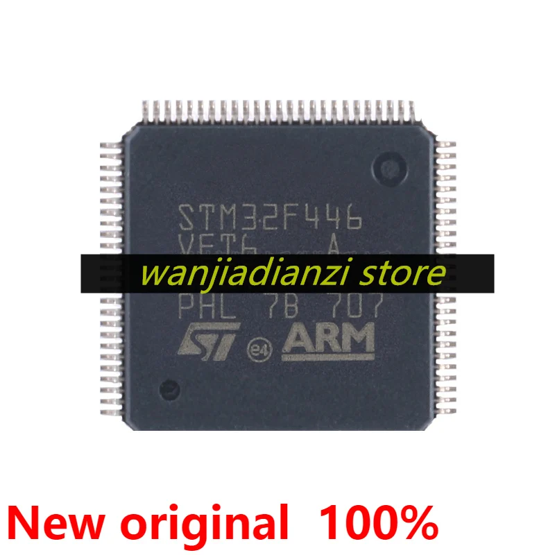 Оригинальная архитектура STM32F446VET6 LQFP-100 ARM (32-разрядный микроконтроллер M4-MCU
Оригинальная архитектура STM32F446VET6 LQFP-100 ARM (32-разрядный микроконтроллер M4-MCU