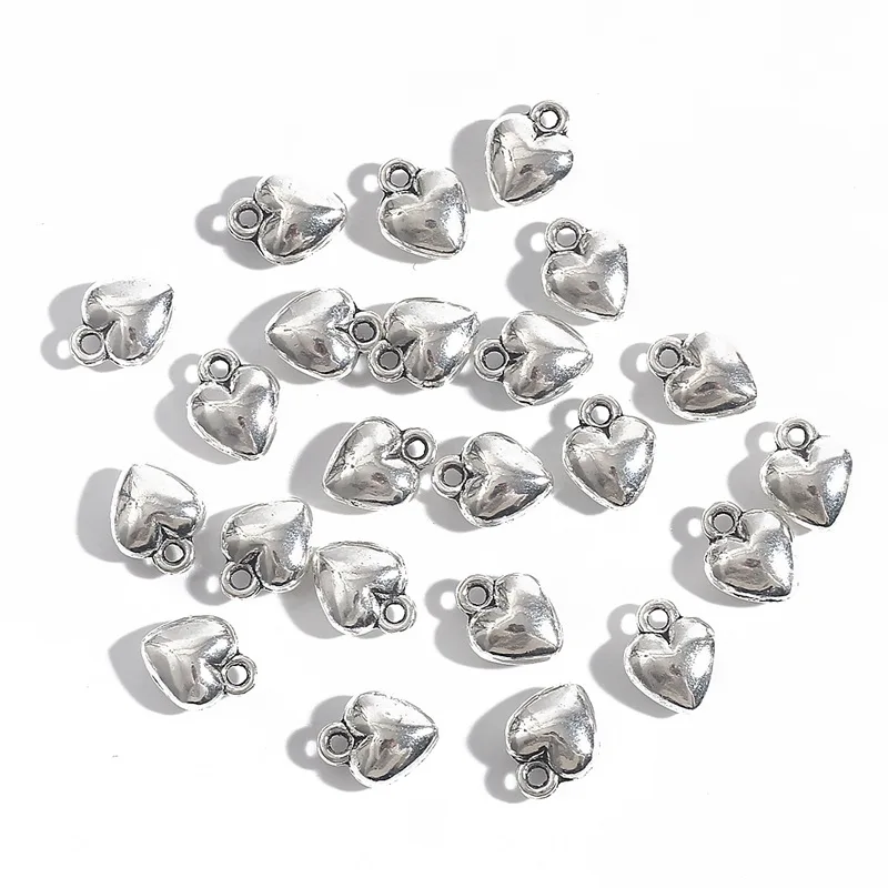 10Pcs/Lot 10*12mm Classic Metal Alloy Hearts Charms Pendants for DIY Necklace Bracelet Earrings Jewelery Marking Accessories
10Pcs/Lot 10*12mm Classic Metal Alloy Hearts Charms Pendants for DIY Necklace Bracelet Earrings Jewelery Marking Accessories