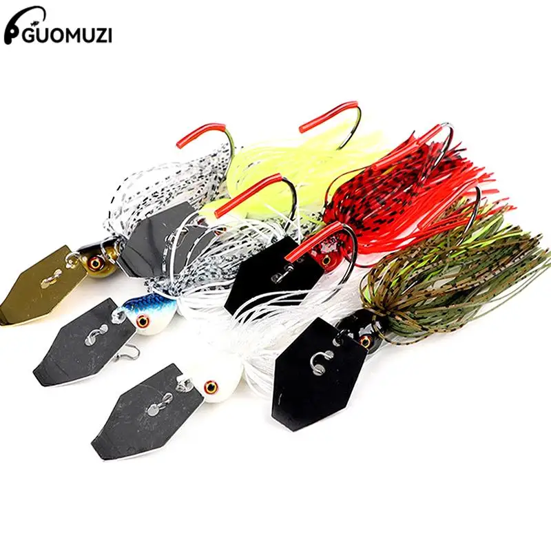 

1pc 14G/18G Fishing Lure Chatter Bait Spinner Bait Blade Jig Dancer Buzzbait Wobbler Chatterbait For Bass Pike Walleye Fish