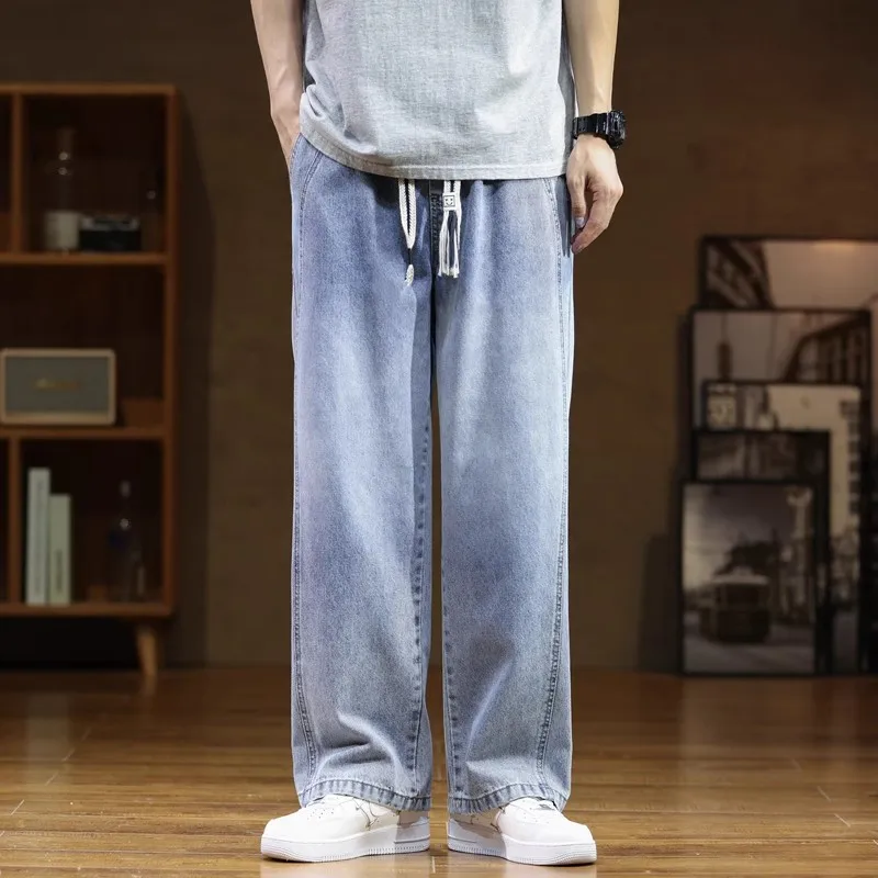 2023 New Baggy Jeans Men's Streetwear Harajuku Fashion Casual Wide-leg Trousers Japanese Simple Male Jeans Denim Pants
2023 New Baggy Jeans Men's Streetwear Harajuku Fashion Casual Wide-leg Trousers Japanese Simple Male Jeans Denim Pants