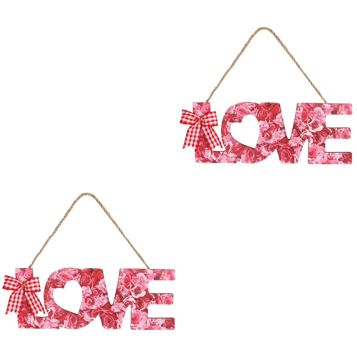 2pcs Valentine's Day Hanging Sign Wood LOVE Plaque Home Decoration Wall Hanging Sign
2pcs Valentine's Day Hanging Sign Wood LOVE Plaque Home Decoration Wall Hanging Sign