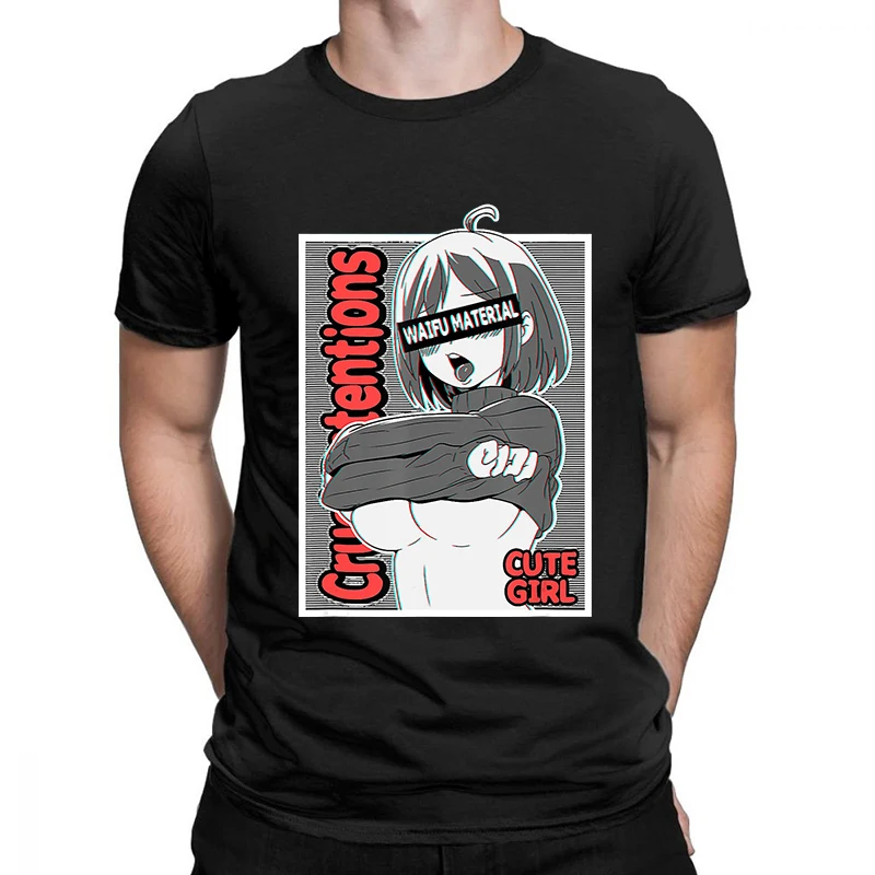 Ahegao Anime Cute Girl Ecchi Waifu Material, Gift For Lewd Otaku T-Shirt Men casual Tshirt
Ahegao Anime Cute Girl Ecchi Waifu Material, Gift For Lewd Otaku T-Shirt Men casual Tshirt
