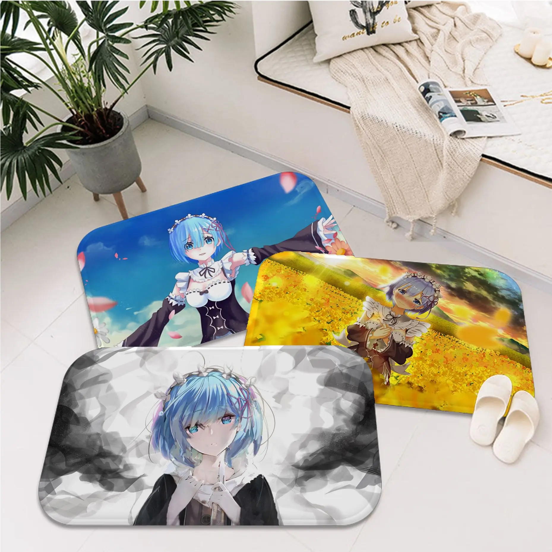 Re Zero Rem Room Mats Anti-slip Absorb Water Long Strip Cushion Bedroon Mat Welcome Doormat
Re Zero Rem Room Mats Anti-slip Absorb Water Long Strip Cushion Bedroon Mat Welcome Doormat