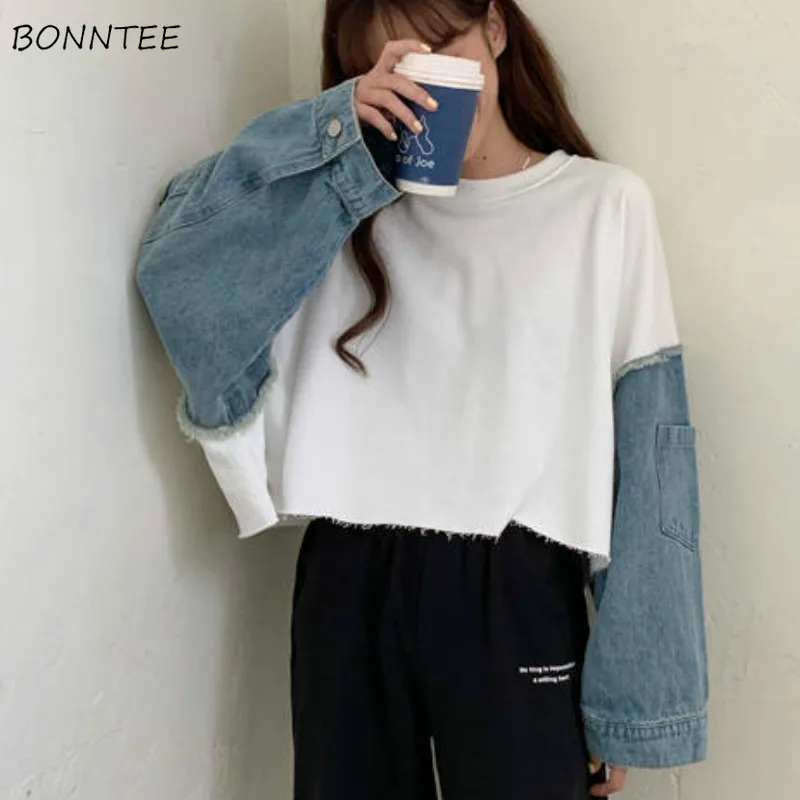 Women No Hat Hoodies O-Neck Patchwork Fashionable Streetwear Chic Feminino Sweatshirts Plus Size 4XL All-match Trendy Daily Ins
Women No Hat Hoodies O-Neck Patchwork Fashionable Streetwear Chic Feminino Sweatshirts Plus Size 4XL All-match Trendy Daily Ins