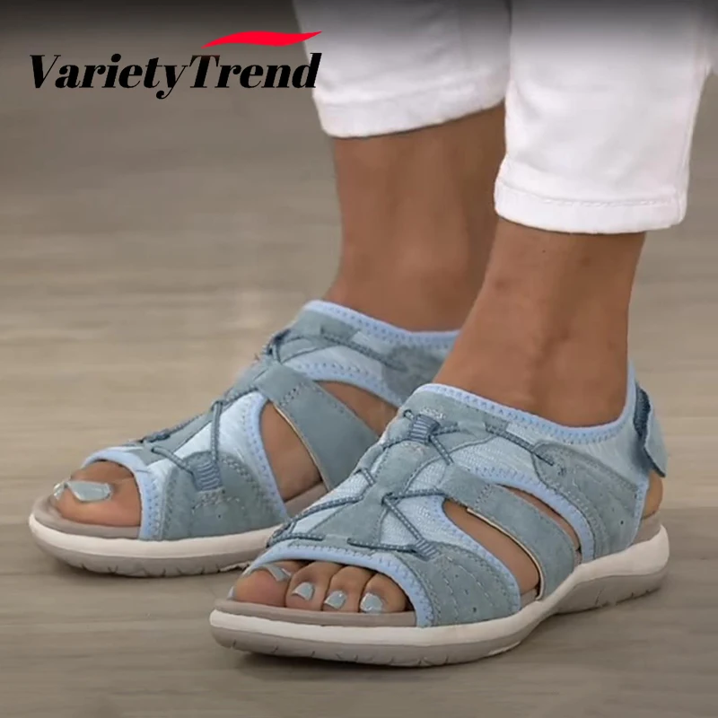 Women Sandals 2022 New Fashion Casual Ladies Sandals Comfy Round Open Toe Shoes Flat Beach Summer Woman Sandels Shoe
Women Sandals 2022 New Fashion Casual Ladies Sandals Comfy Round Open Toe Shoes Flat Beach Summer Woman Sandels Shoe
