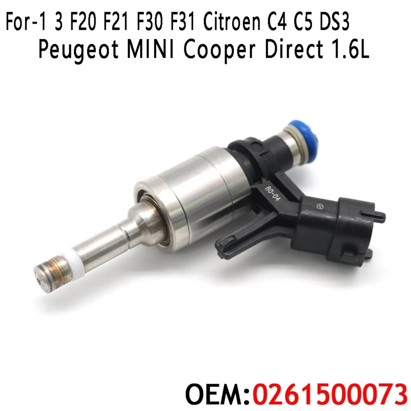 4Pcs Car Fuel Injector Nozzle For-BMW 1 3 F20 F21 F30 F31 Citroen C4 C5 DS3 Peugeot MINI Cooper Direct 1.6L 0261500073
4Pcs Car Fuel Injector Nozzle For-BMW 1 3 F20 F21 F30 F31 Citroen C4 C5 DS3 Peugeot MINI Cooper Direct 1.6L 0261500073