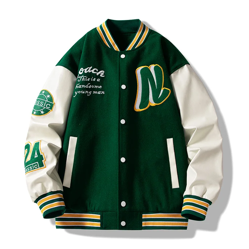 Spring Winter Parkas Men Women Warm Baseball Jacket Men Good Quality Pocket O Neck Coat Hip Pop Men's Fashion Outwear Streetwear
Spring Winter Parkas Men Women Warm Baseball Jacket Men Good Quality Pocket O Neck Coat Hip Pop Men's Fashion Outwear Streetwear