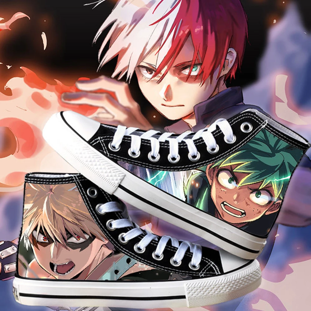 Anime Bakugou Katsuki Print Canvas Shoes My Hero Academia Midoriya Izuku High Top Canvas Sneakers Casual Shoes Footwear
Anime Bakugou Katsuki Print Canvas Shoes My Hero Academia Midoriya Izuku High Top Canvas Sneakers Casual Shoes Footwear